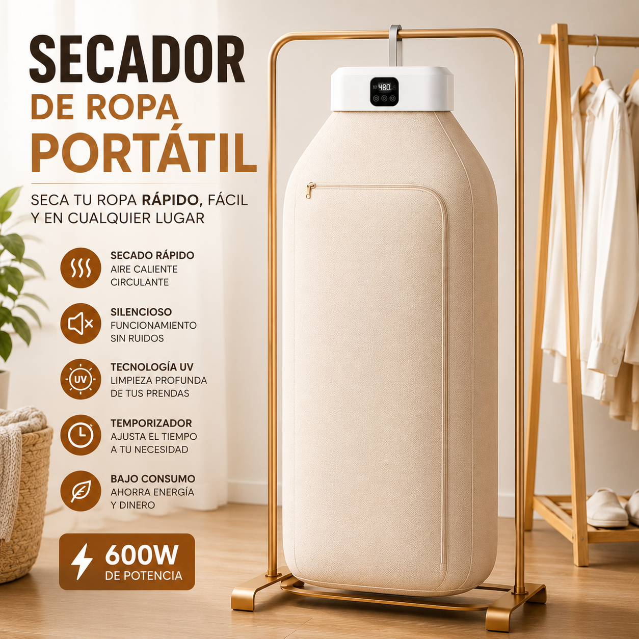 Secador De Ropa Portátil